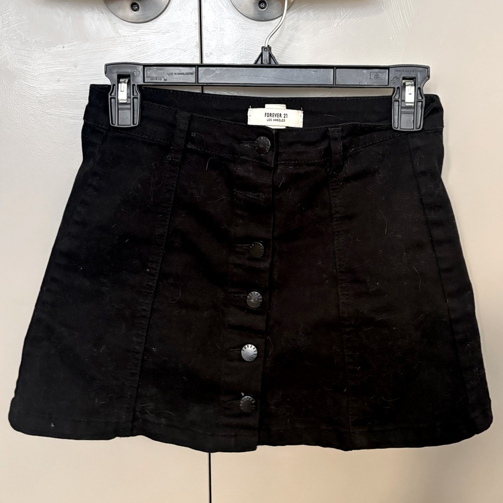 Forever 21 Black Mini Skirt